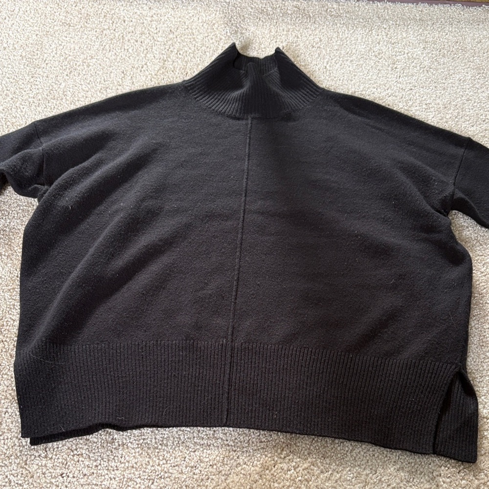 Black Turtleneck Sweater